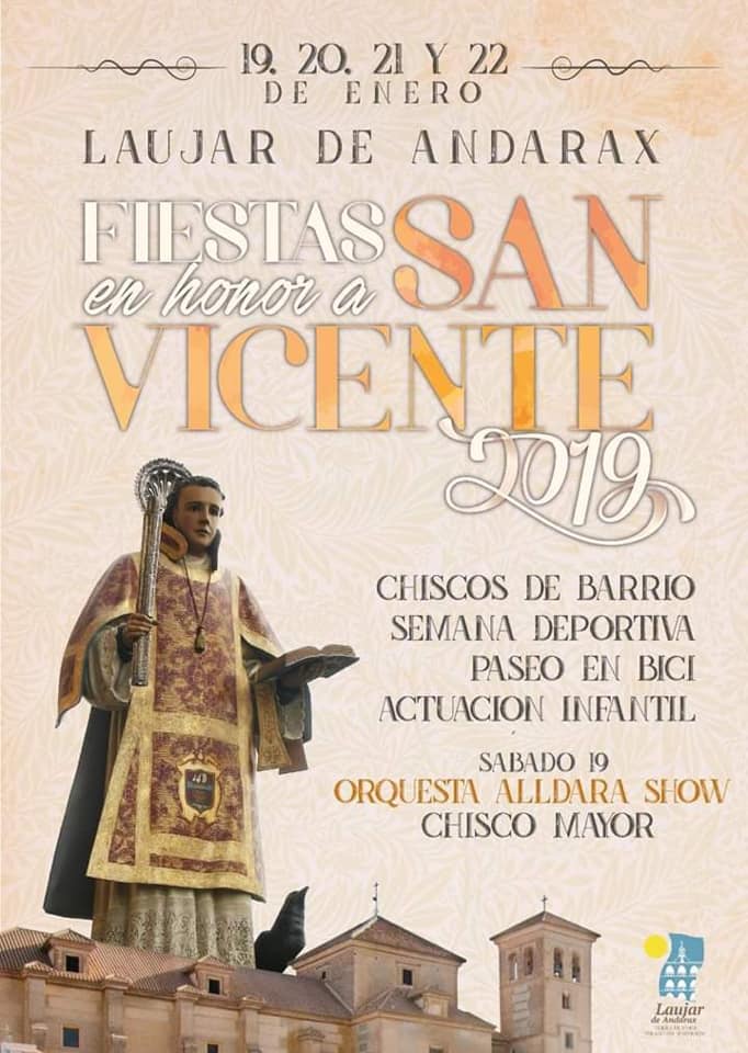 Fiestas patronales en honor de San Vicente mártir 2019 Láujar de Andarax
